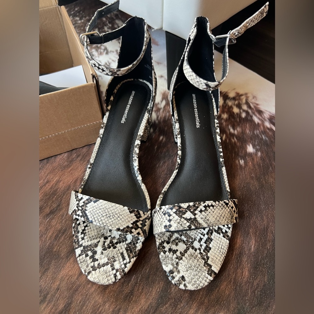 Amazon Snake Skin Print Heels
